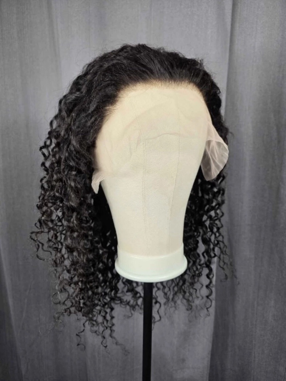 24 Inch 13x6 HD Lace Front Wig Human Hair Deep Wave Curly Glueless Bleach Knots